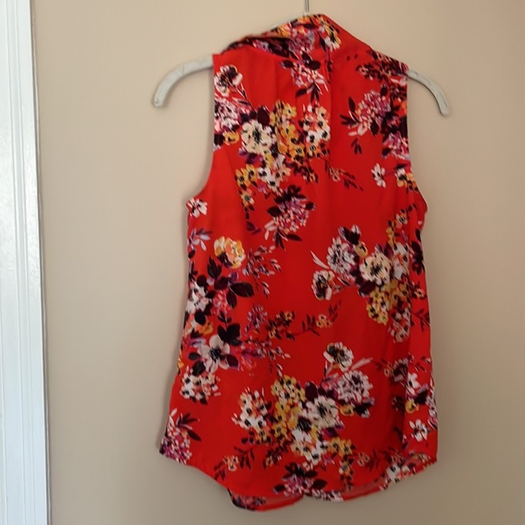 🚫SOLD🚫 Orange Floral Blouse 🧡🌻 - Picture 16 of 17